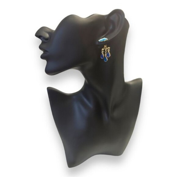 Rainy Day Cloud Peekaboo Earrings - Picture 5 of 5